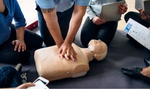 Emergency first aid training
